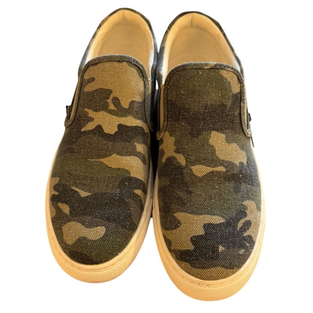 J. Crew Camo Slip-On Sneakers 8.5 - Picture 11 of 15